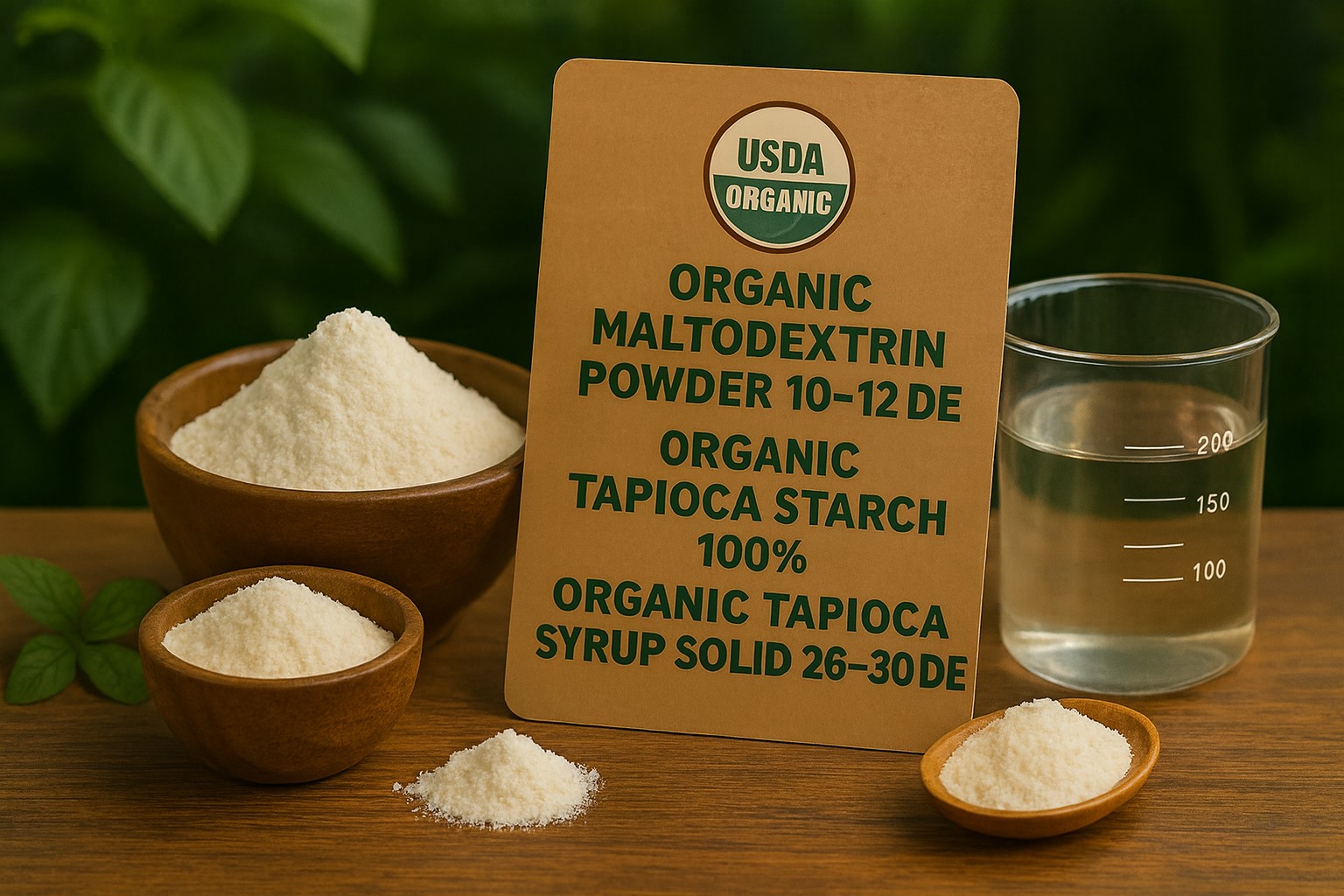 USDA organic certified tapioca ingredients